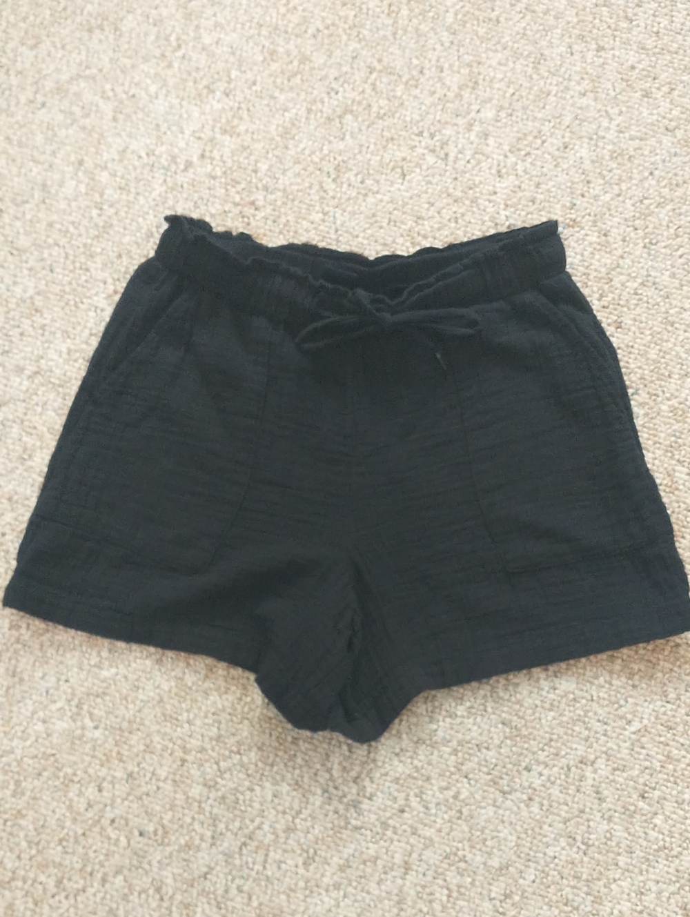 GAP Pull On Double Weave Cotton Gauze Shorts Small Tall